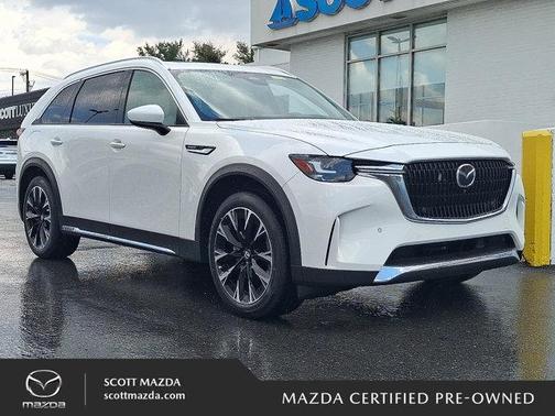 Rhodium White Metallic 2024 Mazda CX-90 PHEV Premium Plus