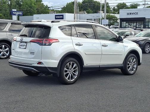 Blizzard Pearl 2018 Toyota RAV4 Hybrid Limited