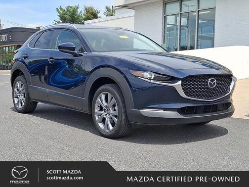 Deep Crystal Blue Mica 2023 Mazda CX-30 2.5 S Select Package