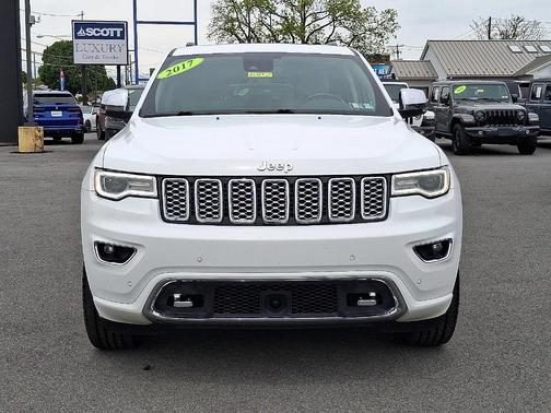 Bright White Clearcoat 2018 Jeep Grand Cherokee Overland