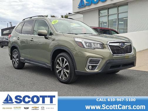 Jasper Green Metallic 2019 Subaru Forester Limited