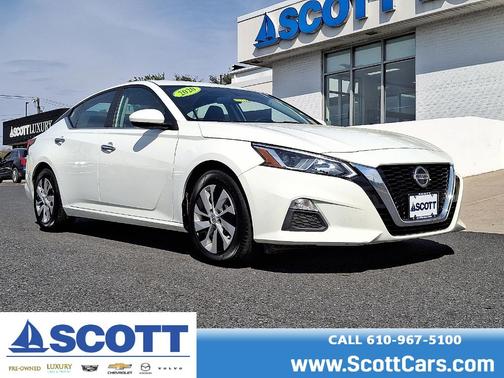 Glacier White 2020 Nissan Altima 2.5 S