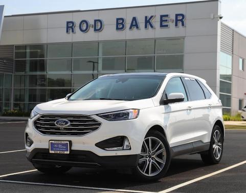 Star White 2024 Ford Edge Titanium