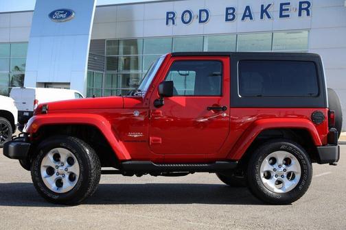 Flame Red Clearcoat 2014 Jeep Wrangler Sahara