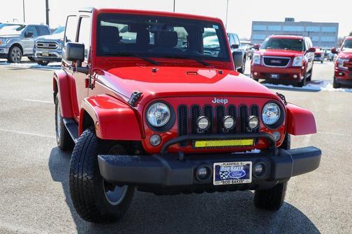 Flame Red Clearcoat 2014 Jeep Wrangler Sahara
