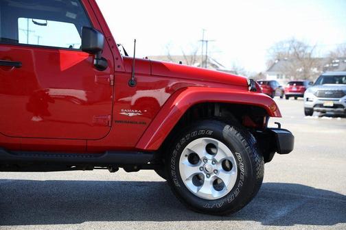 Flame Red Clearcoat 2014 Jeep Wrangler Sahara