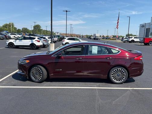 Burgundy Velvet Metallic Tinted Clearcoat 2017 Ford Fusion Hybrid Platinum