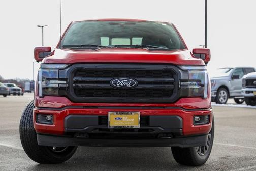 Rapid Red Metallic Tinted Clearcoat 2025 Ford F-150 Lariat