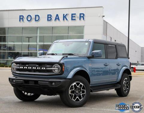 Azure Gray Metallic 2025 Ford Bronco Outer Banks