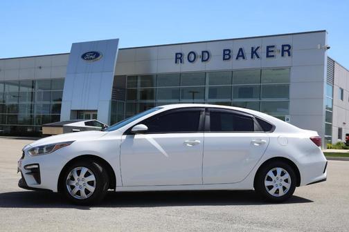 Clear White 2020 Kia Forte FE