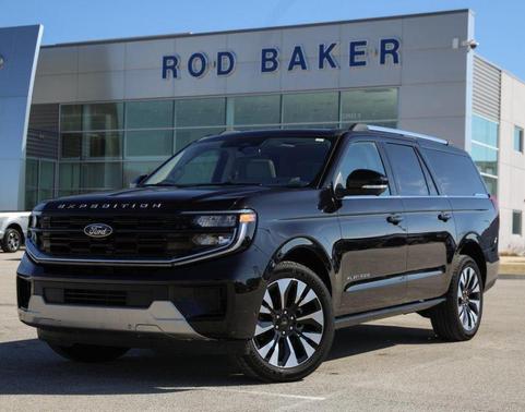 Agate Black Metallic 2025 Ford Expedition Max Platinum