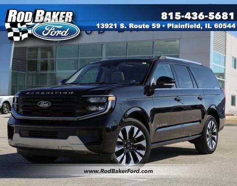 Agate Black Metallic 2025 Ford Expedition Max Platinum