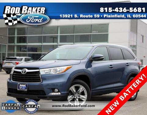Shoreline Blue Pearl 2015 Toyota Highlander Limited