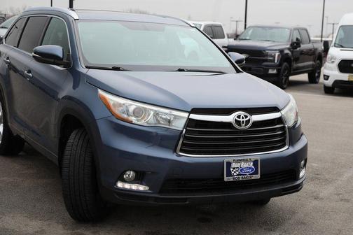 Shoreline Blue Pearl 2015 Toyota Highlander Limited