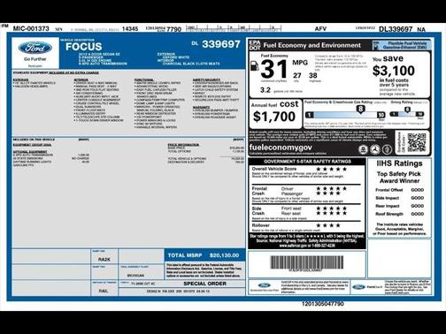 2013 Ford Focus SE