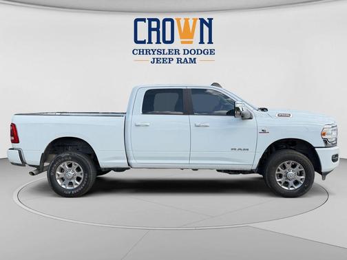 Bright White Clearcoat 2024 RAM 2500 Laramie Crew Cab 4x4 6'4' Box