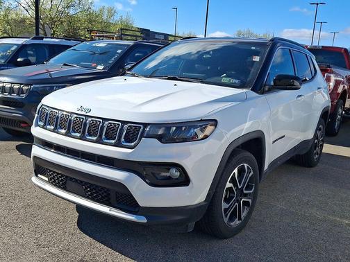 Bright White Clearcoat 2023 Jeep Compass Limited