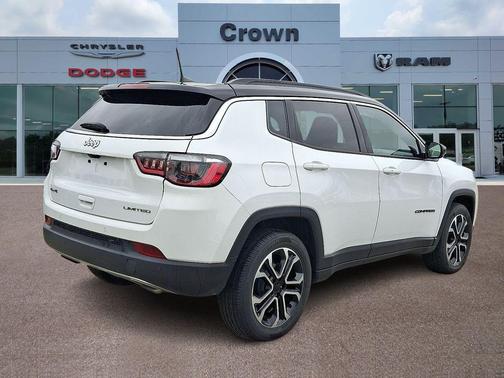 Bright White Clearcoat 2023 Jeep Compass Limited