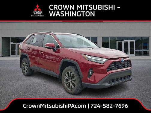 Ruby Flare Pearl 2023 Toyota RAV4 Hybrid XLE Premium