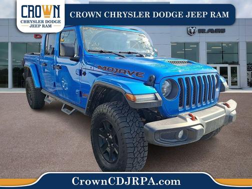 Hydro Blue Pearlcoat 2022 Jeep Gladiator Mojave 4x4
