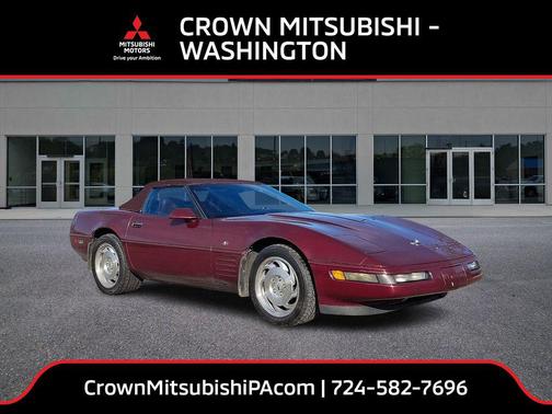 Dark Red Metallic 1993 Chevrolet Corvette Base