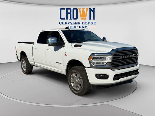Bright White Clearcoat 2024 RAM 2500 Laramie Crew Cab 4x4 6'4' Box
