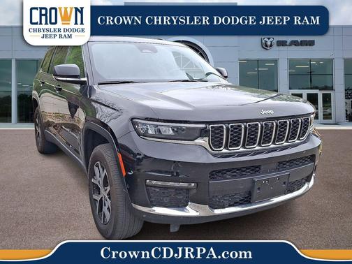 Diamond Black Crystal Pearlcoat 2024 Jeep Grand Cherokee L Limited
