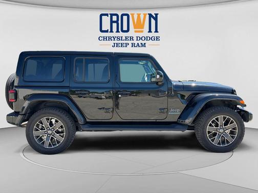 Black Clearcoat 2023 Jeep Wrangler 4xe Sahara High Altitude