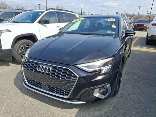 Black 2023 Audi A3 Premium