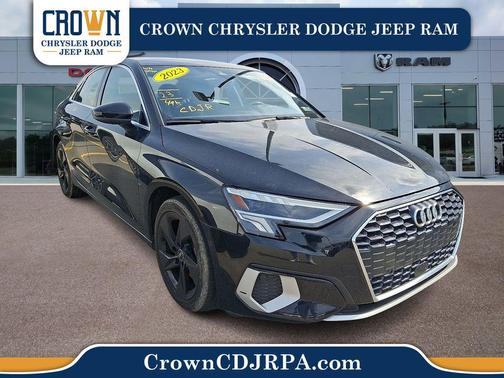 Black 2023 Audi A3 Premium