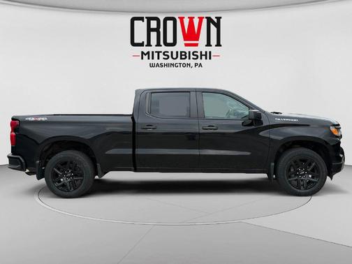Black 2024 Chevrolet Silverado 1500 Custom