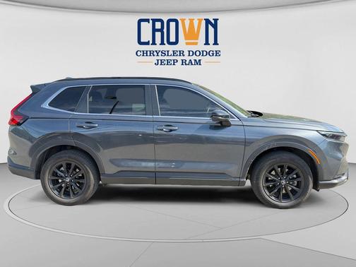 Gray 2024 Honda CR-V Hybrid Sport AWD
