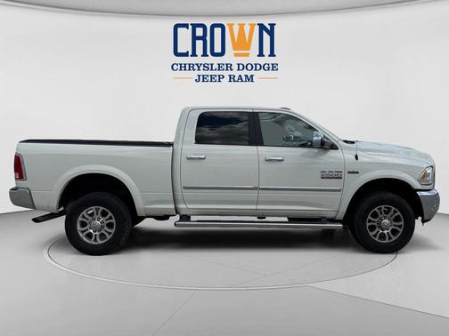 Pearl White 2018 RAM 2500 Laramie Crew Cab 4x4 6'4' Box