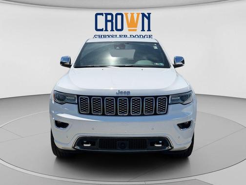 Bright White Clearcoat 2021 Jeep Grand Cherokee Overland
