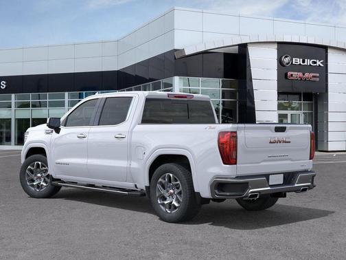 Glacier White Tricoat 2026 GMC Sierra 1500 SLT