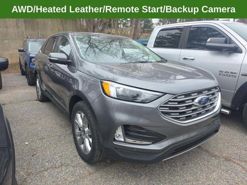 Gray 2024 Ford Edge Titanium