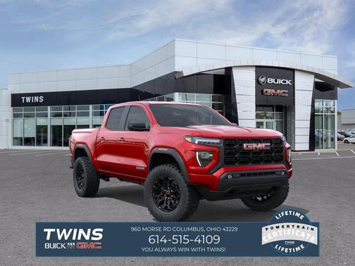 Volcanic Red Tintcoat 2026 GMC Canyon Elevation