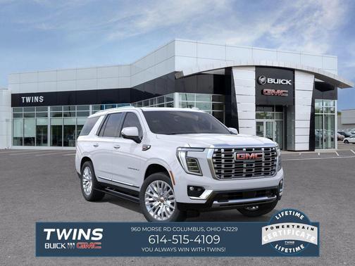 Glacier White Tricoat 2026 GMC Yukon Denali