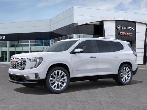 Glacier White Tricoat 2026 GMC Acadia Denali