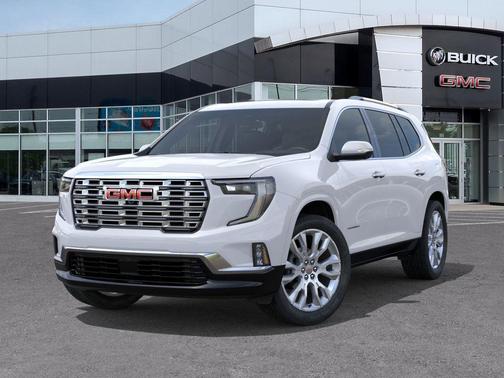 Glacier White Tricoat 2026 GMC Acadia Denali