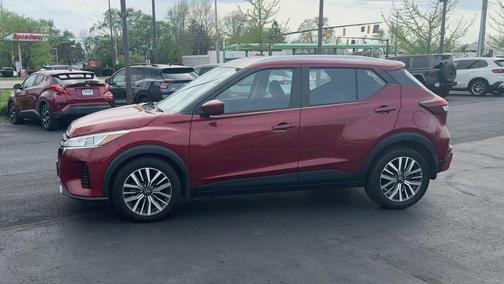 Red 2023 Nissan Kicks SV