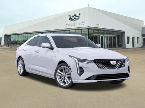 Summit White 2026 Cadillac CT4 Luxury RWD