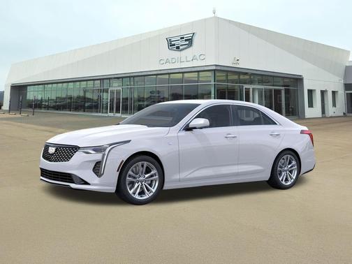 Summit White 2026 Cadillac CT4 Luxury RWD