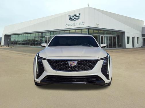 Crystal White Tricoat 2025 Cadillac CT5 Premium Luxury