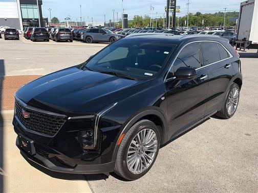 Stellar Black Metallic 2025 Cadillac XT4 Premium Luxury