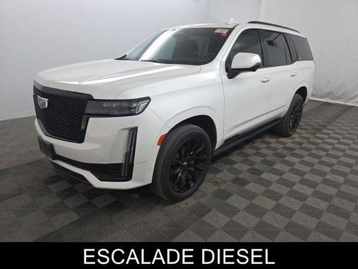 Crystal White Tri-Coat 2024 Cadillac Escalade Sport Platinum