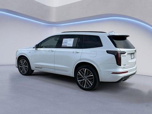 Crystal White Tri-Coat 2024 Cadillac XT6 Sport AWD