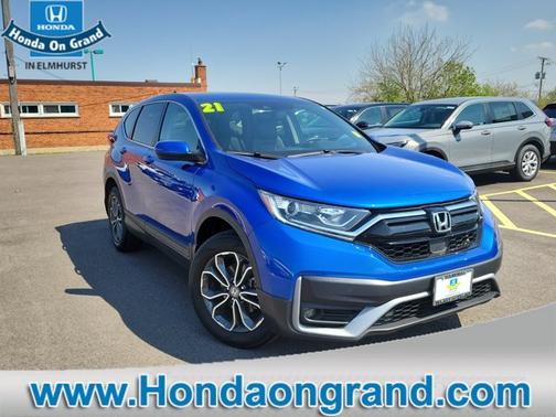 Blue 2021 Honda CR-V EX-L