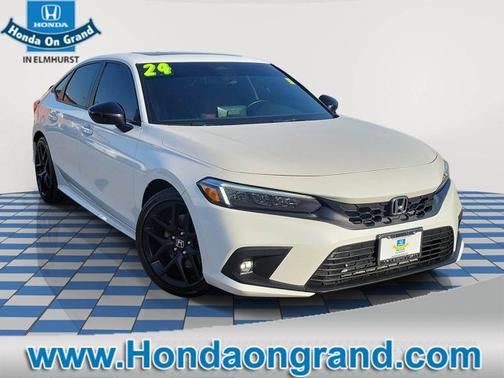White 2024 Honda Civic Si 4DR MT