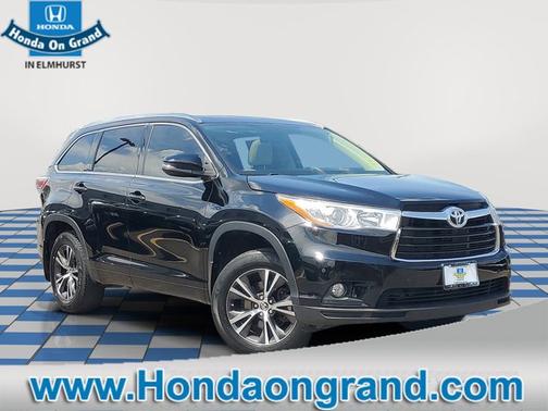 MIDNIGHT BLACK ME 2016 Toyota Highlander XLE
